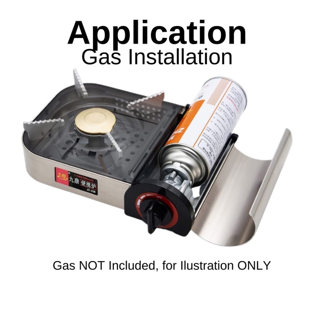 Portable Mini Camping Gas Stove Butane Cooker for Picnic Hiking Steamboat Dapur Gas Memasak Mini ( JD-208 ) - Image 5